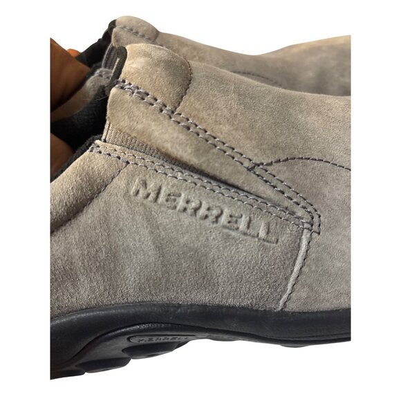 Merrell Mens Jungle Moc Slip-On Shoes Suede Light Taupe Size 9 Durable Sole - Picture 5 of 8
